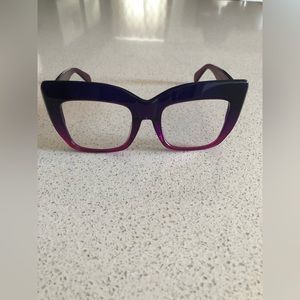 NWOT unisex Purple Ombré Glasses